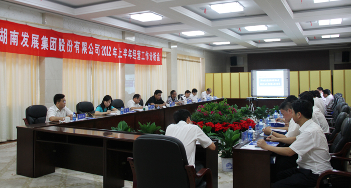 千亿体育（中国）有限公司召开2012年上半年经营工作分析会
