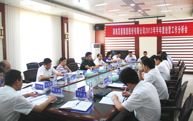 千亿体育（中国）有限公司召开2013年半年度经营工作分析会