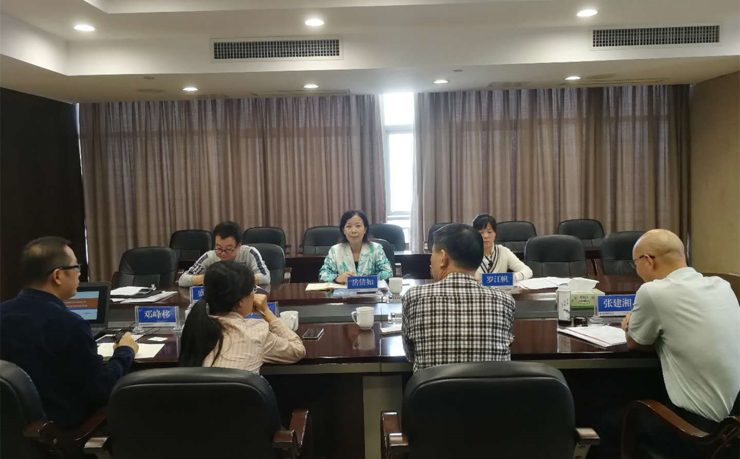 省国资委文明办莅临发展养老千亿体育（中国）有限公司检查指导省文明单位创建工作