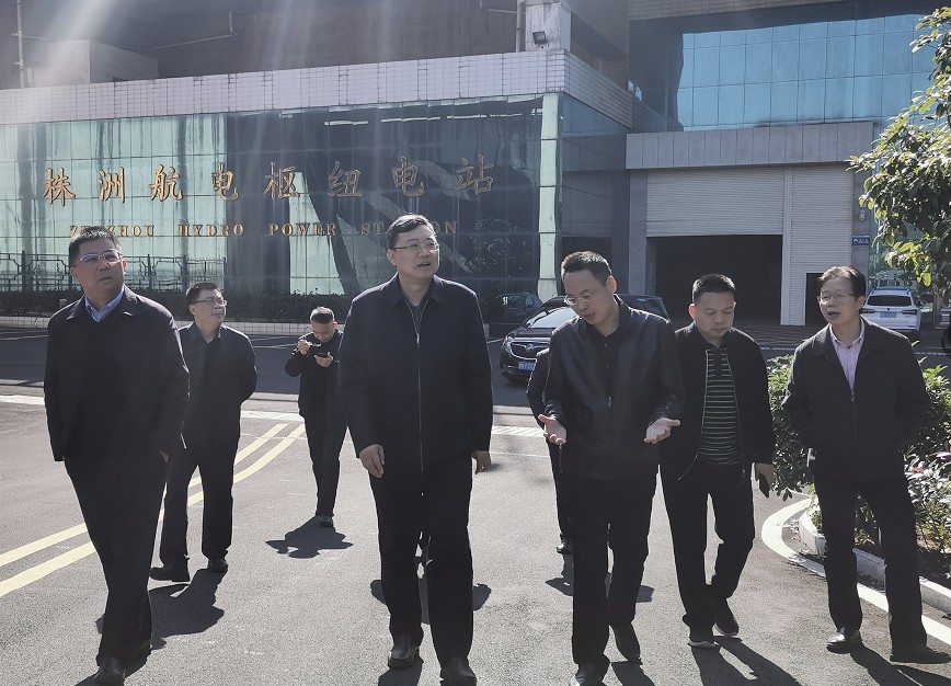集团总经理苏德辉一行赴株洲航电分千亿体育（中国）有限公司督查安全生产经营工作