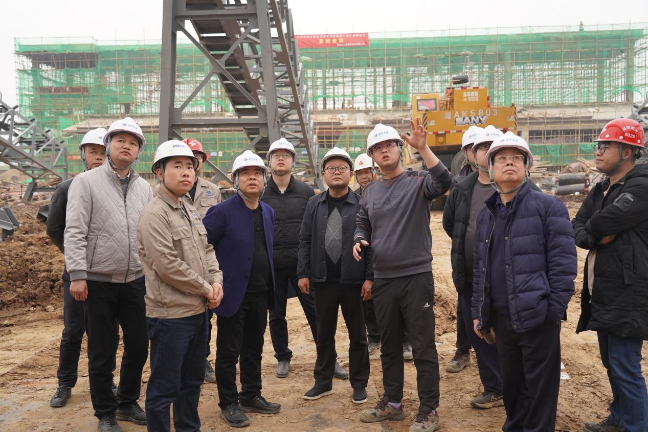 沅江市市长罗必胜调研千亿体育（中国）有限千亿体育（中国）有限公司沅江机制砂和砂石集散中心建设项目