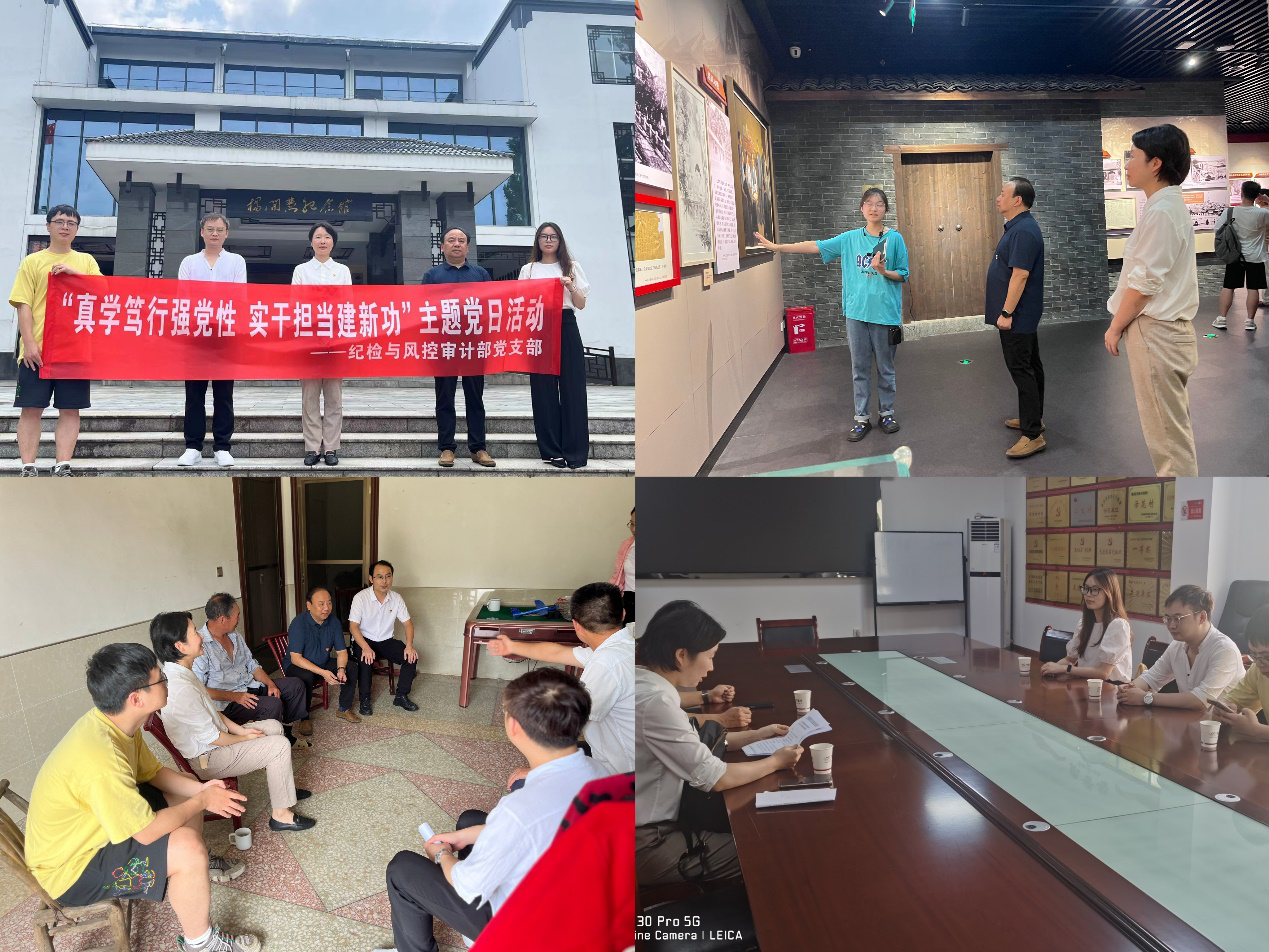 千亿体育（中国）有限千亿体育（中国）有限公司纪检与风控审计部党支部开展“真学笃行强党性 实干担当建新功”主题党日活动