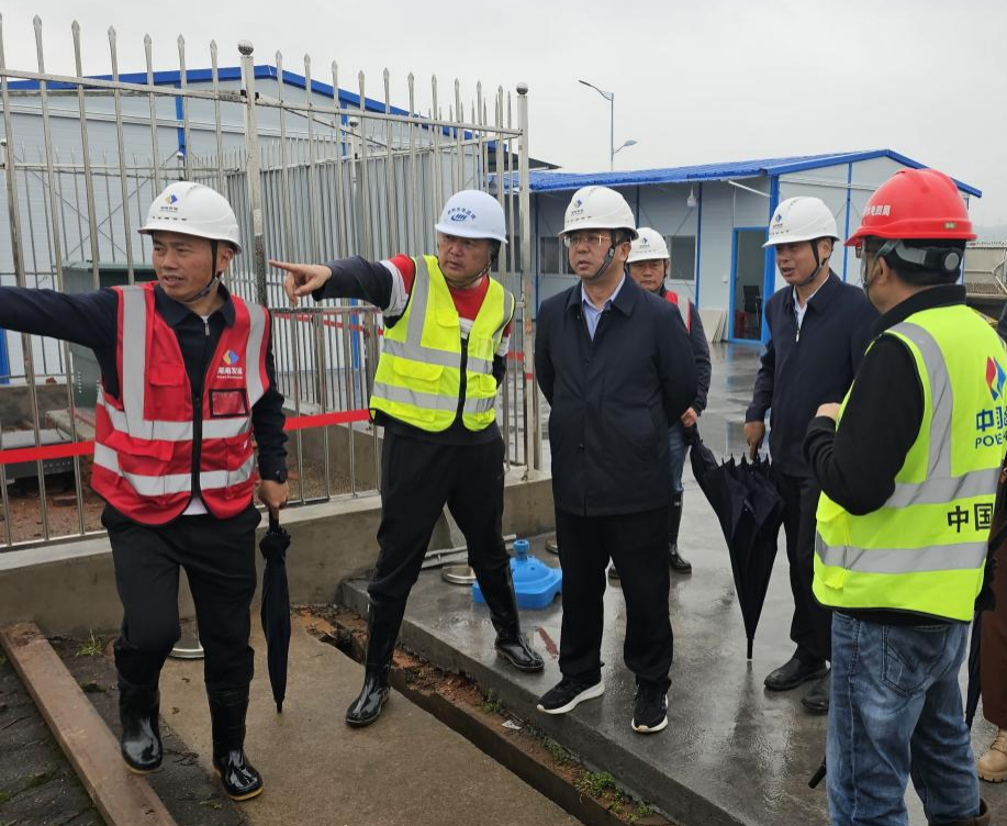 压紧安全生产责任 提升安全管理水平——千亿体育（中国）有限公司领导带队督导检查扩机项目建设与安全生产工作